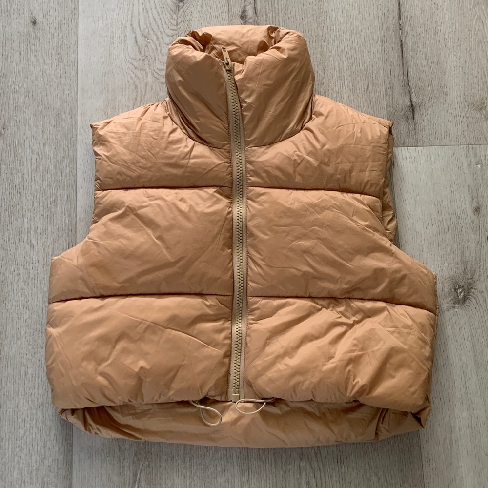 Fuinloth Women's Cropped Puffer‎ Vest